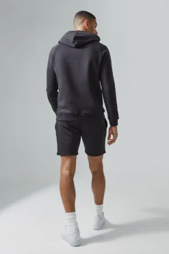 Man Active Gym Training Hoodie & Short Set | BoohooMAN UK