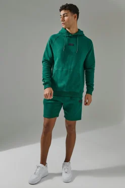 Man Active Hoodie & Short Tracksuit | BoohooMAN UK