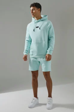 Man Active Hoodie & Short Tracksuit | BoohooMAN UK