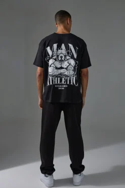 Man Active Lift Club Oversized Jogger | BoohooMAN UK