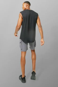 Man Active Lightweight 5inch Slim Cargo Shorts | BoohooMAN UK
