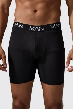 Man Active Long 7inch Performance Boxer 3pack | BoohooMAN UK