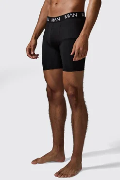 Man Active Long 7inch Performance Boxer 3pack | BoohooMAN UK