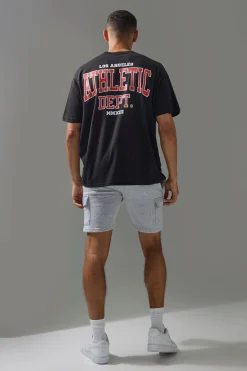Man Active Los Angeles Athletic Dept. Oversized T-shirt | BoohooMAN UK