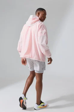 Man Active Mesh Lined Oversized Windbreaker | BoohooMAN UK