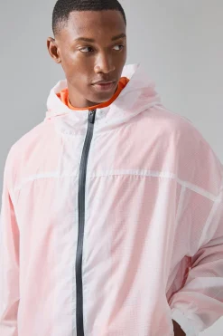 Man Active Mesh Lined Oversized Windbreaker | BoohooMAN UK