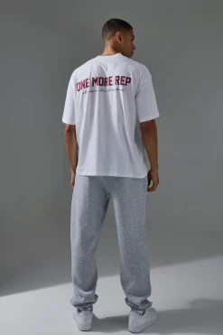 Man Active One More Rep Oversized Jogger | BoohooMAN UK