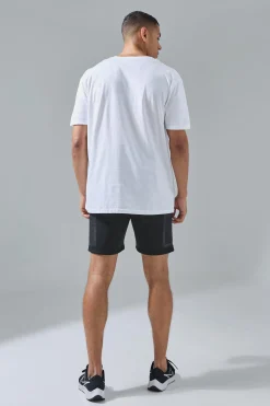 Man Active Oversized Athletic Track & Field Graphic T-shirt | BoohooMAN UK
