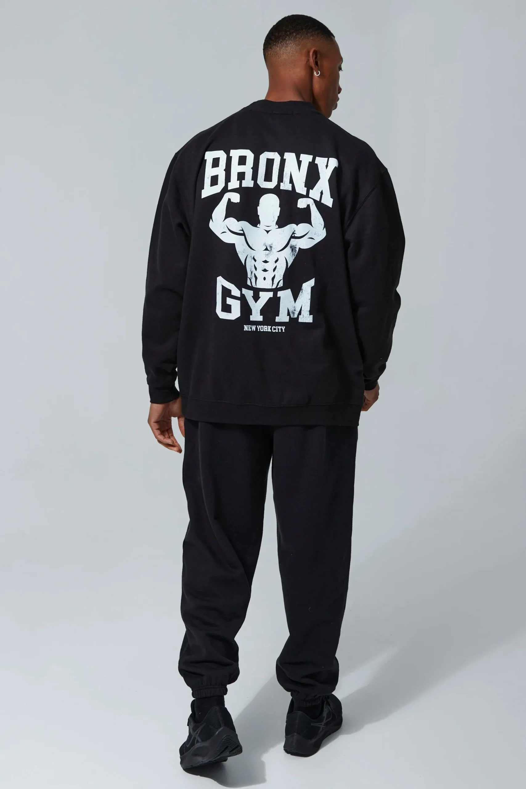 Man Active Oversized Bronx Gym Joggers | BoohooMAN UK