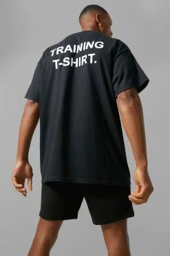 Man Active Oversized Training T-shirt | BoohooMAN UK