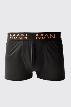 Man Active Performance 3 Pack Boxer Neon Logo | BoohooMAN UK