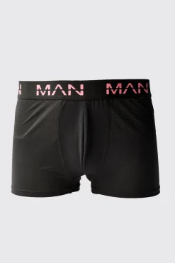 Man Active Performance 3 Pack Boxer Neon Logo | BoohooMAN UK