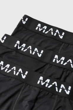 Man Active Performance 3 Pack Boxer | BoohooMAN UK