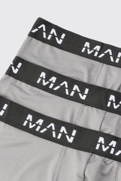 Man Active Performance Boxer 3 Pack | BoohooMAN UK