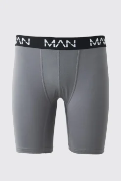 Man Active Performance 7inch Long 3 Pack Boxer | BoohooMAN UK