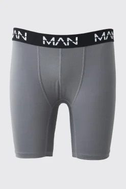 Man Active Performance 7inch Long Boxer | BoohooMAN UK