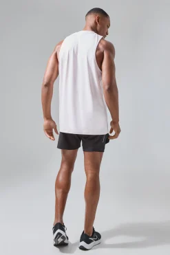 Man Active Performance Reg Fit Tank | BoohooMAN UK