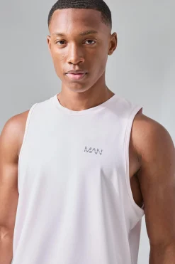 Man Active Performance Reg Fit Tank | BoohooMAN UK