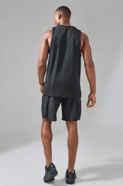 Man Active Performance Regular Fit Tank | BoohooMAN UK