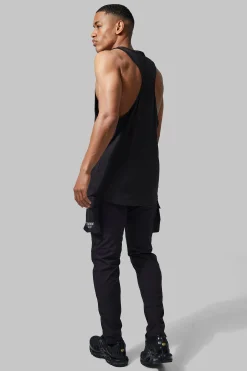 Man Active Performance Tapered Cargo Joggers | BoohooMAN UK