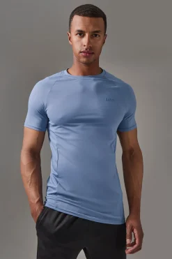 Man Active Pro Muscle Fit T-shirt | BoohooMAN UK