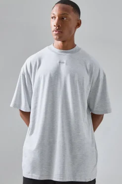 Man Active Rest Day Extended Neck Oversized T-shirt | BoohooMAN UK
