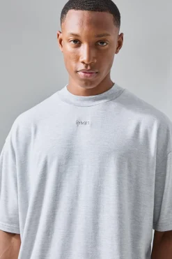 Man Active Rest Day Extended Neck Oversized T-shirt | BoohooMAN UK