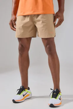 Man Active Ripstop Neon Logo Regular Fit 5inch Short | BoohooMAN UK