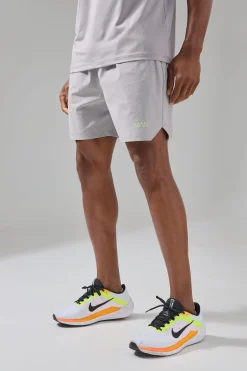Man Active Ripstop Neon Logo Regular Fit 5inch Short | BoohooMAN UK