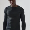 Man Active Seamless Muscle Fit Long Top | BoohooMAN UK