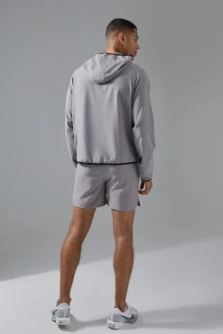 Man Active Stretch Ripstop Short & Windbreaker Tracksuit | BoohooMAN UK