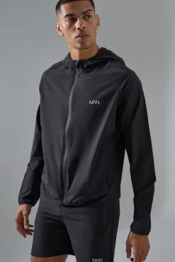 Man Active Stretch Ripstop Short & Windbreaker Tracksuit | BoohooMAN UK