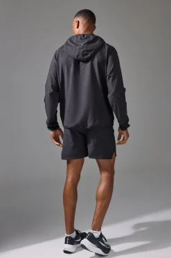 Man Active Stretch Ripstop Regular Fit Windbreaker | BoohooMAN UK