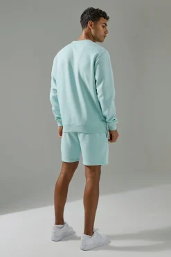 Man Active Sweatshirt & Short Tracksuit | BoohooMAN UK