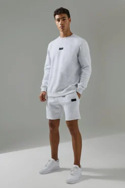 Man Active Sweatshirt & Short Tracksuit | BoohooMAN UK