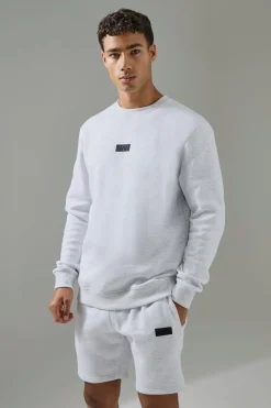 Man Active Sweatshirt & Short Tracksuit | BoohooMAN UK