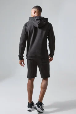 Man Active Tech Hoodie And Shorts Set | BoohooMAN UK