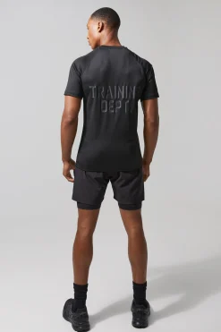 Man Active Training Dept 5inch 2-in-1 Regular Fit Shorts | BoohooMAN UK