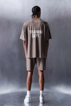 Man Active Training Dept Boxy Performance T-shirt | BoohooMAN UK