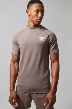 Man Active Training Dept Muscle Fit T-shirt | BoohooMAN UK