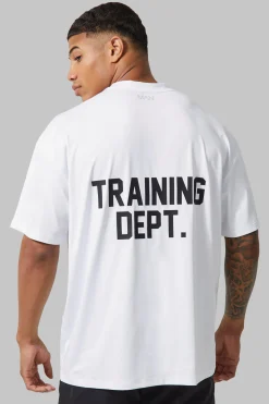 Man Active Training Dept Performance Oversized T Shirt | BoohooMAN UK