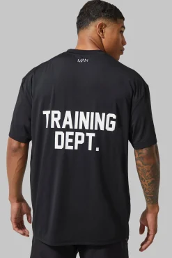 Man Active Training Dept Oversized T Shirt | BoohooMAN UK