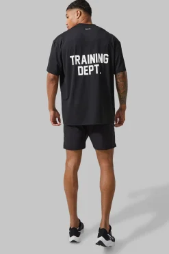 Man Active Training Dept Oversized T Shirt | BoohooMAN UK