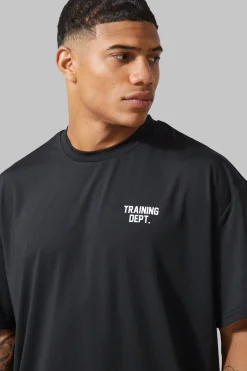 Man Active Training Dept Oversized T Shirt | BoohooMAN UK
