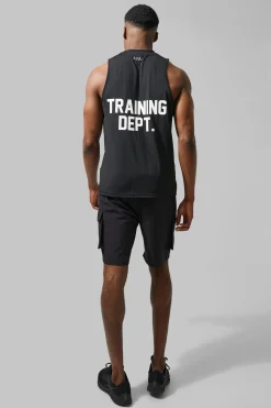 Man Active Training Dept Performance Regular Fit Vest | BoohooMAN UK