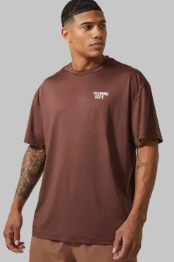 Man Active Training Dept Performance Oversized T Shirt | BoohooMAN UK