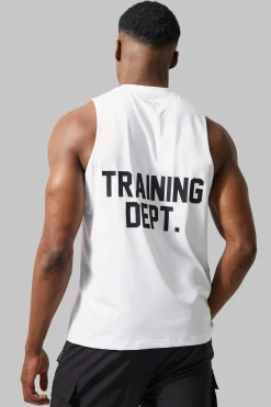 Man Active Training Dept Performance Regular Fit Vest | BoohooMAN UK