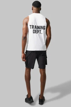 Man Active Training Dept Performance Regular Fit Vest | BoohooMAN UK