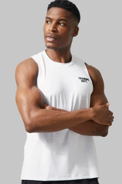 Man Active Training Dept Performance Regular Fit Vest | BoohooMAN UK