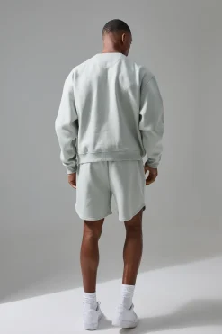 Man Active Training Dept Boxy Sweatshirt Short Tracksuit | BoohooMAN UK